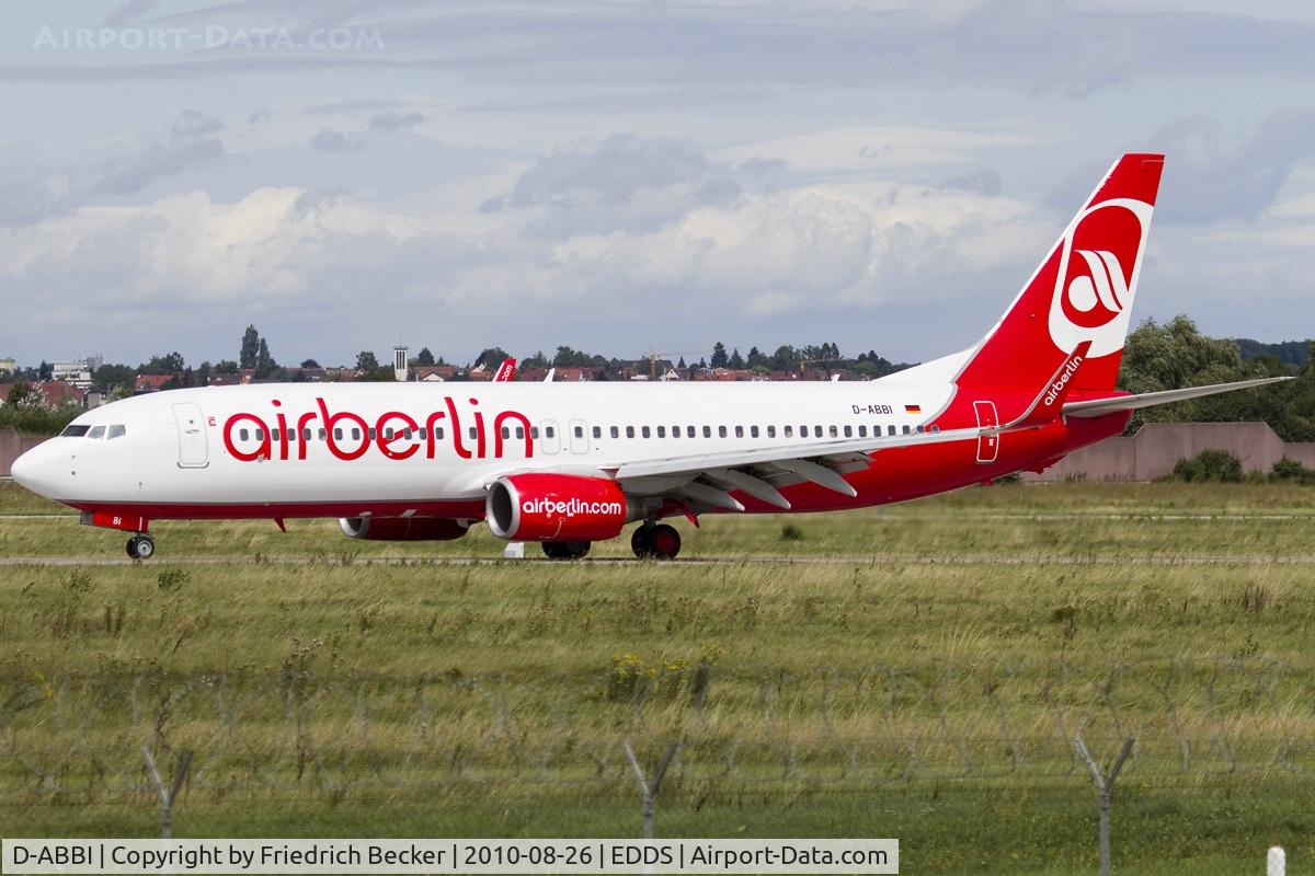 D-ABBI, 2003 Boeing 737-86J C/N 32920, decelerating after touchdown