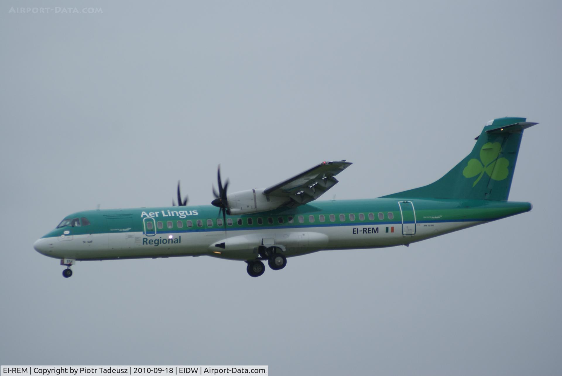 EI-REM, 2007 ATR 72-212A C/N 760, dublin