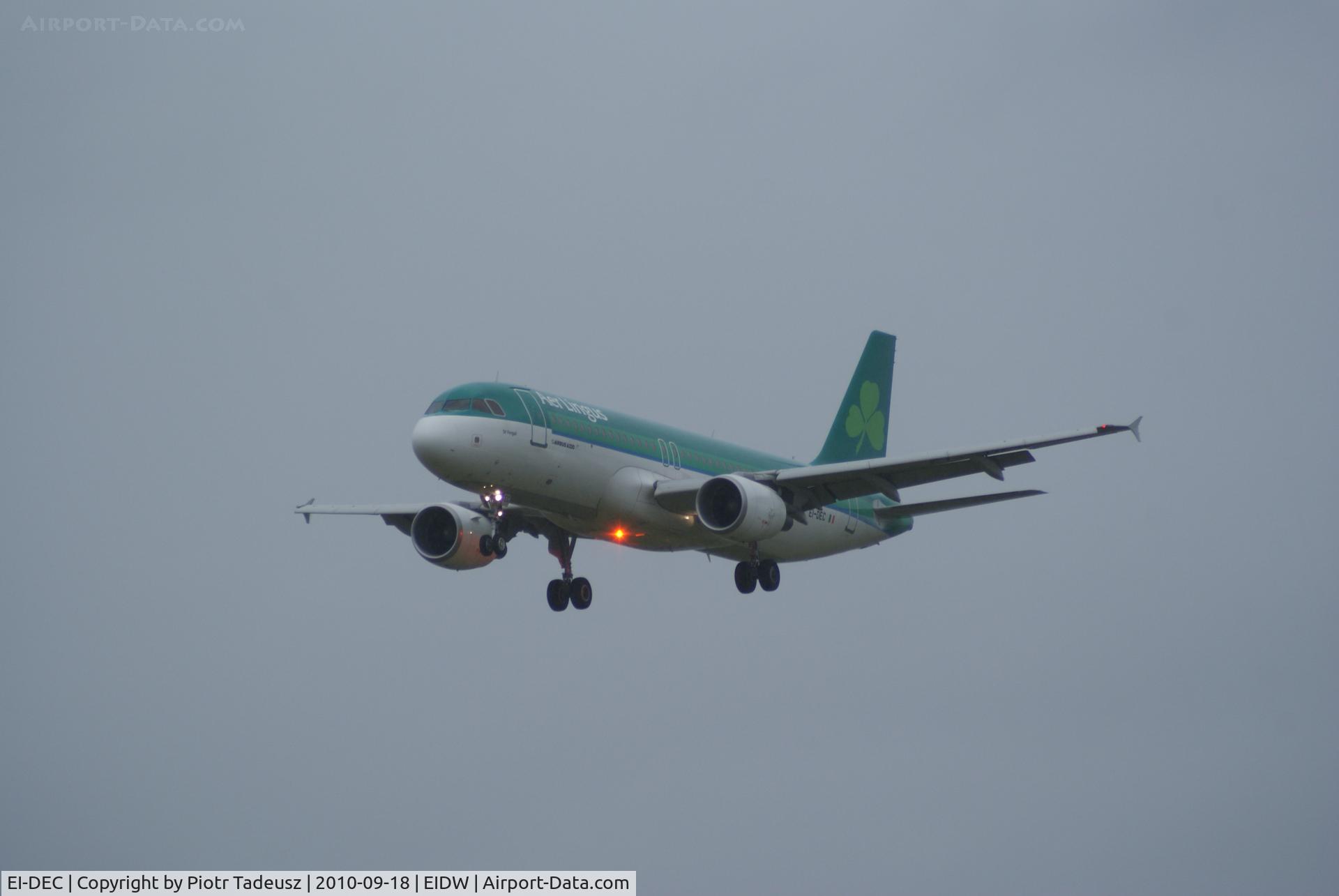 EI-DEC, 2004 Airbus A320-214 C/N 2217, dublin
