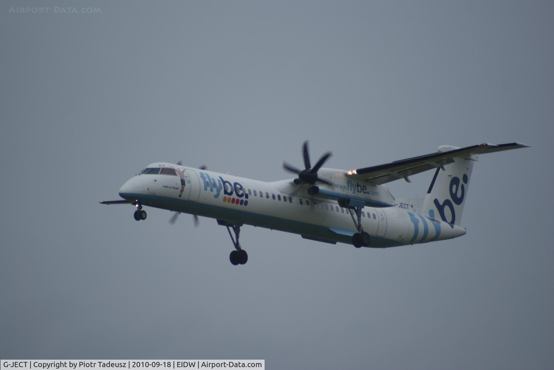 G-JECT, 2006 De Havilland Canada DHC-8-402Q Dash 8 C/N 4144, dublin