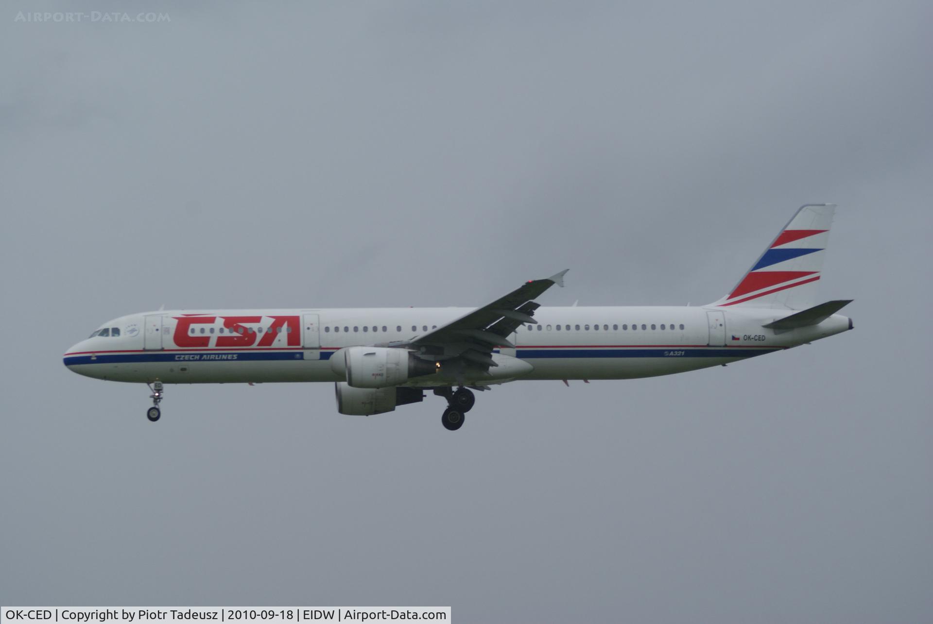 OK-CED, 1997 Airbus A321-211 C/N 684, dublin