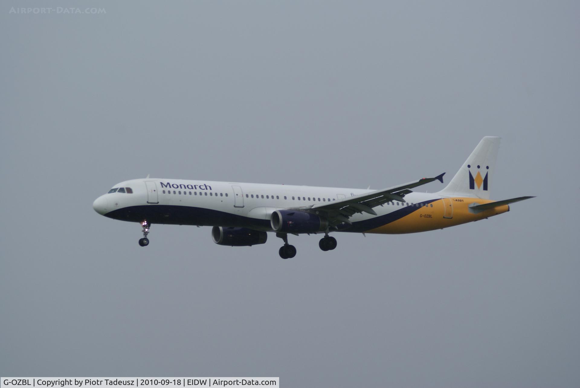 G-OZBL, 1998 Airbus A321-231 C/N 864, dublin