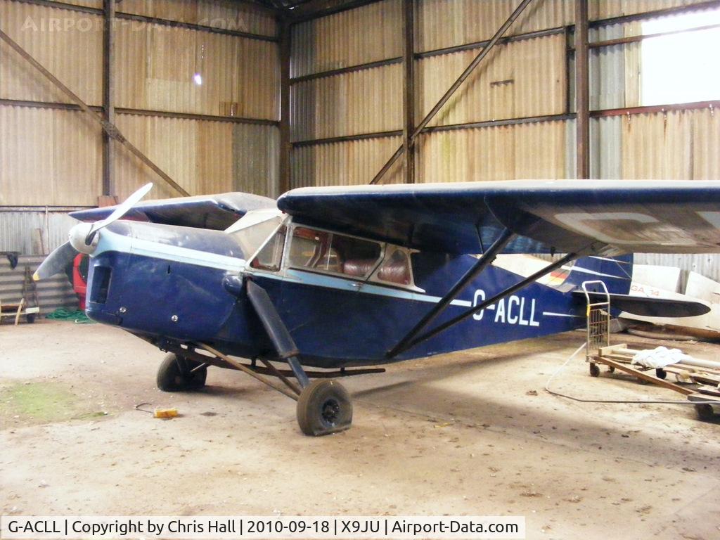 G-ACLL, 1934 De Havilland DH.85 Leopard Moth C/N 7028, This has been in storage at Jurby Airfield, IOM. for over 15 years