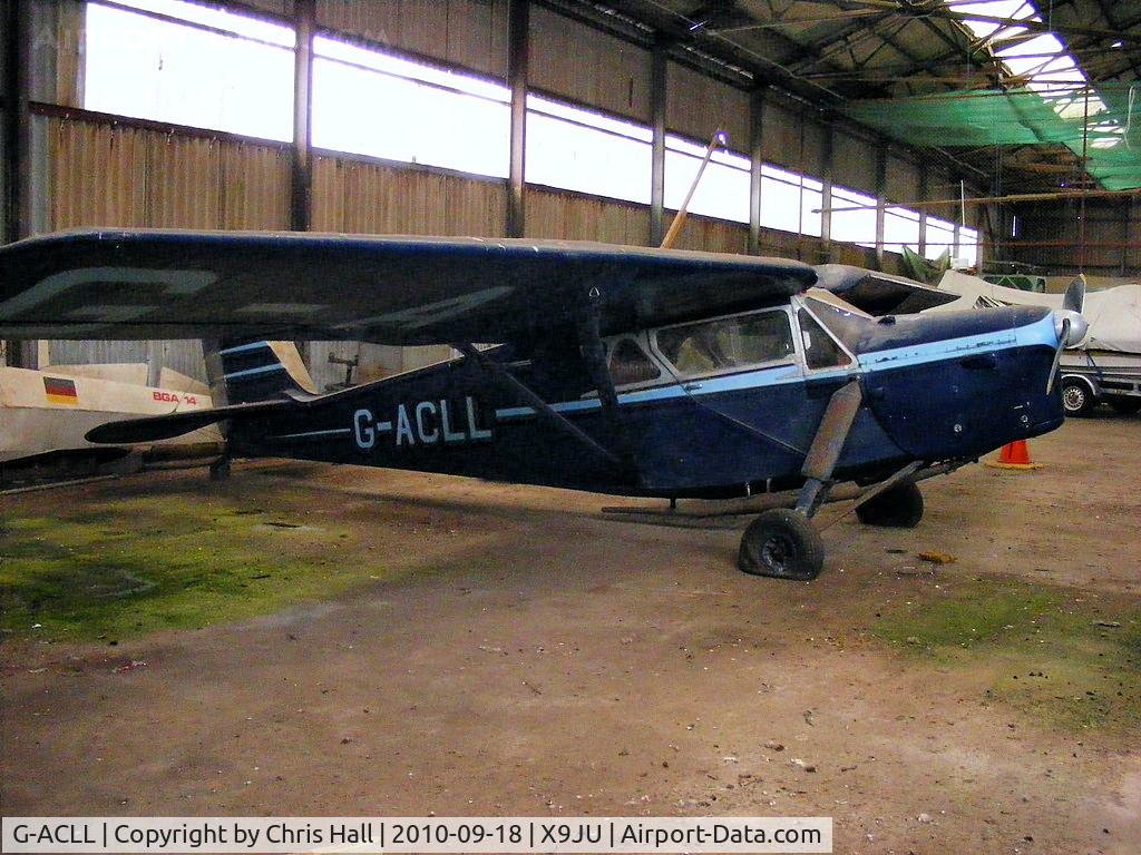 G-ACLL, 1934 De Havilland DH.85 Leopard Moth C/N 7028, This has been in storage at Jurby Airfield, IOM. for over 15 years