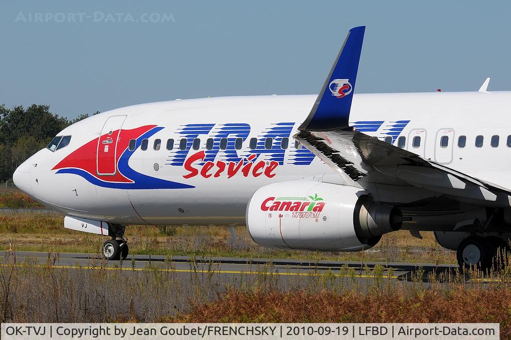 OK-TVJ, 2004 Boeing 737-8Q8 C/N 29351, au rouling piste 05