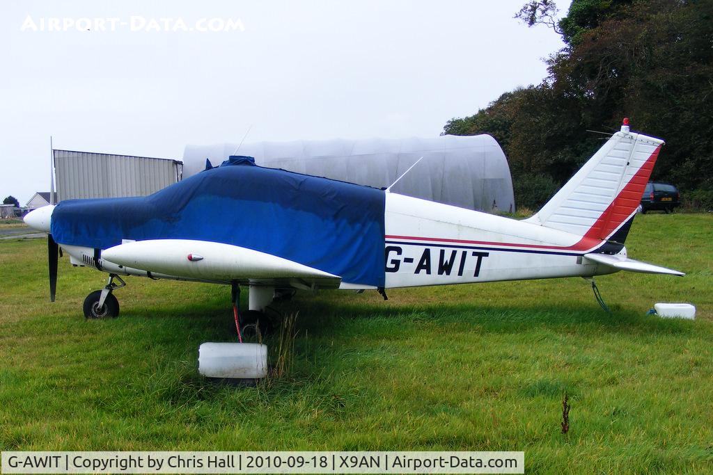G-AWIT, 1968 Piper PA-28-180 Cherokee C/N 28-4987, at Andreas Airfield, IOM