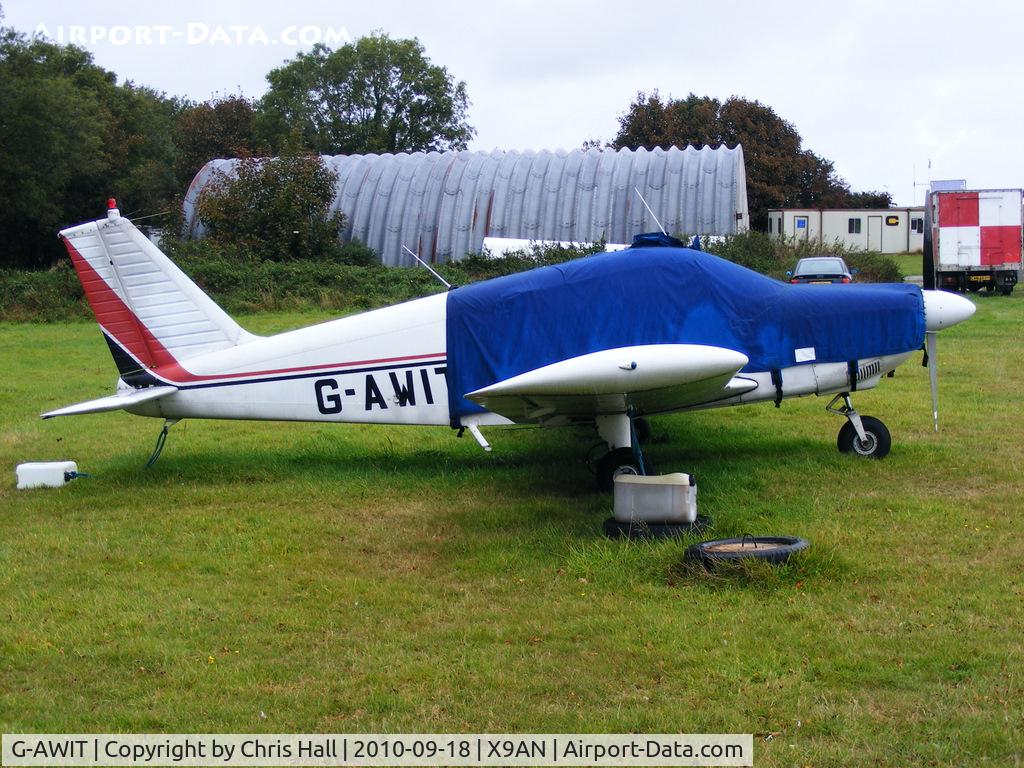 G-AWIT, 1968 Piper PA-28-180 Cherokee C/N 28-4987, at Andreas Airfield, IOM