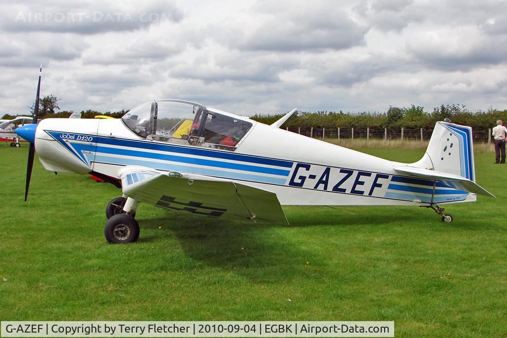 G-AZEF, 1966 Wassmer (Jodel) D-120 Paris-Nice C/N 321, 1966 Societe Wassmer JODEL D120, c/n: 321 at 2010 LAA National Rally
