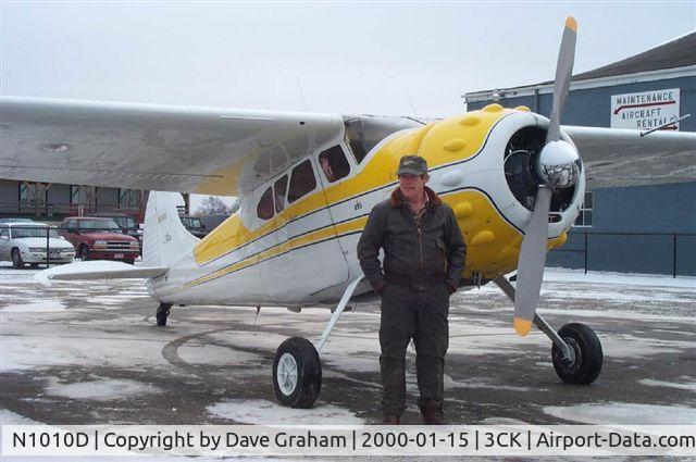 N1010D, 1950 Cessna 195A C/N 7618, According to FAA records, N1010D was the first aircraft that Midway Airlines purchased in 1950. Midway later went bankrupt in 1956 and reemerged in 1976. Picture is of N1010D 