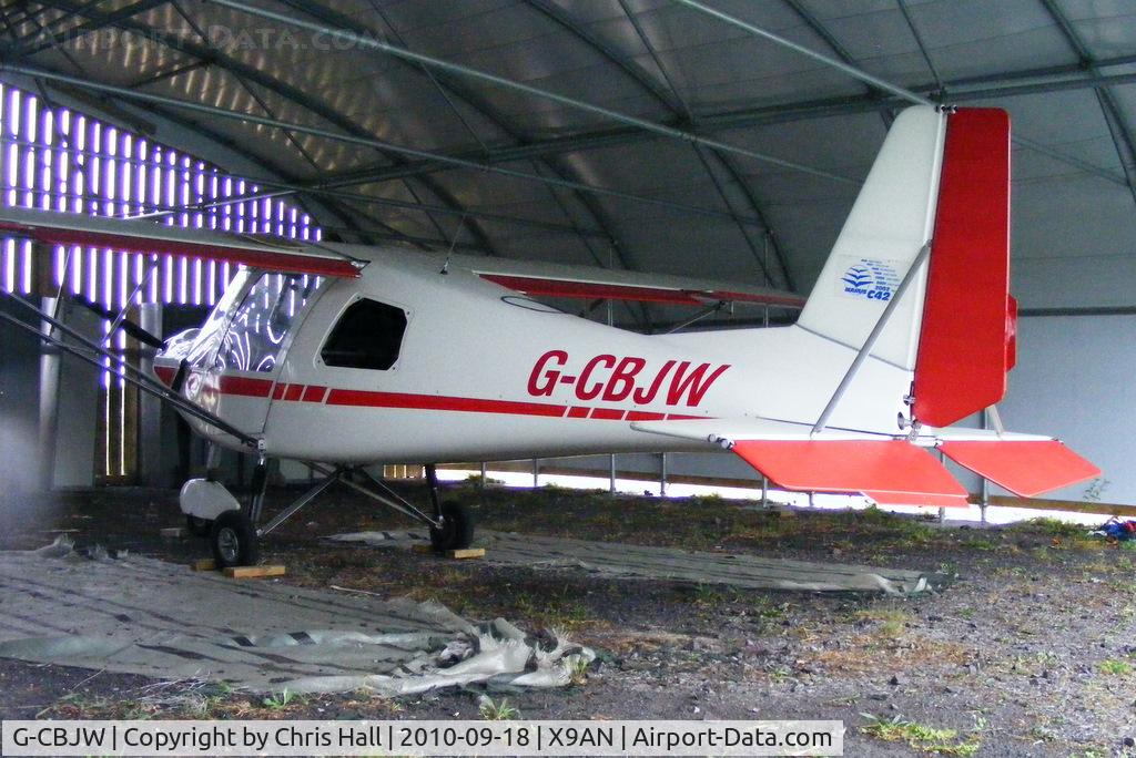 G-CBJW, 2002 Comco Ikarus C42 FB UK C/N PFA 322-13811, at Andreas Airfield, IOM