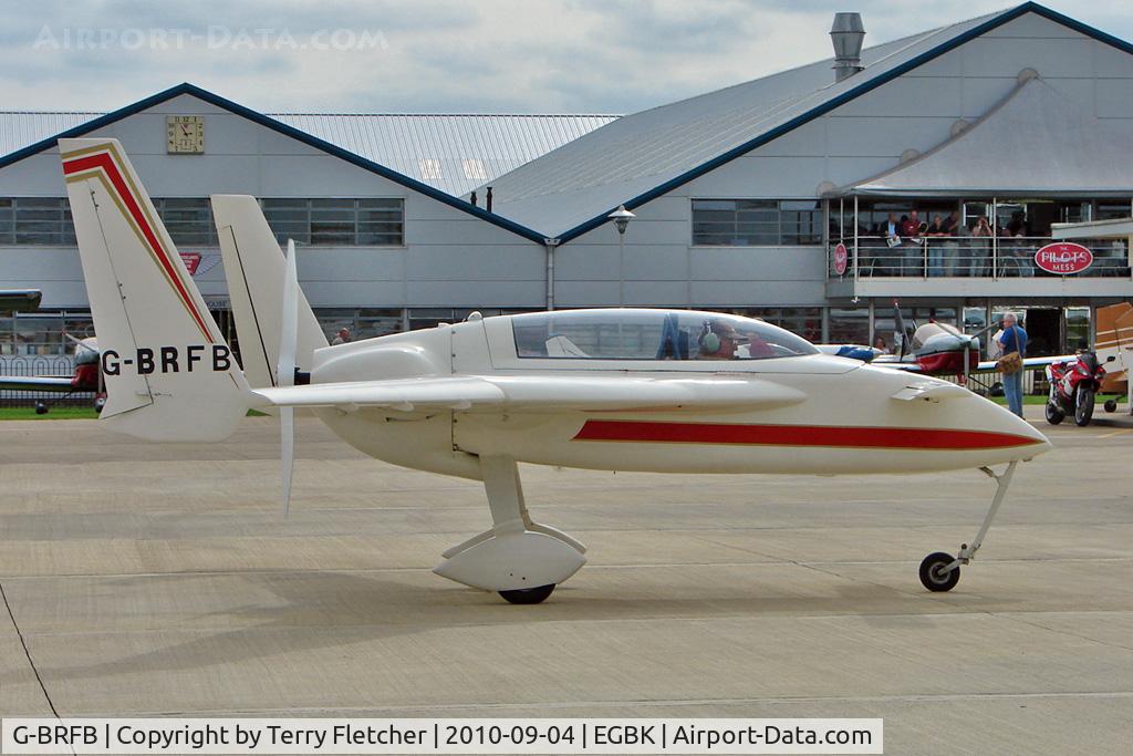 G-BRFB, 1989 Rutan Long-EZ C/N PFA 074A-10646, 1989 Gardiner Ra RUTAN LONG-EZ, c/n: PFA 074A-10646 at 2010 LAA National Rally