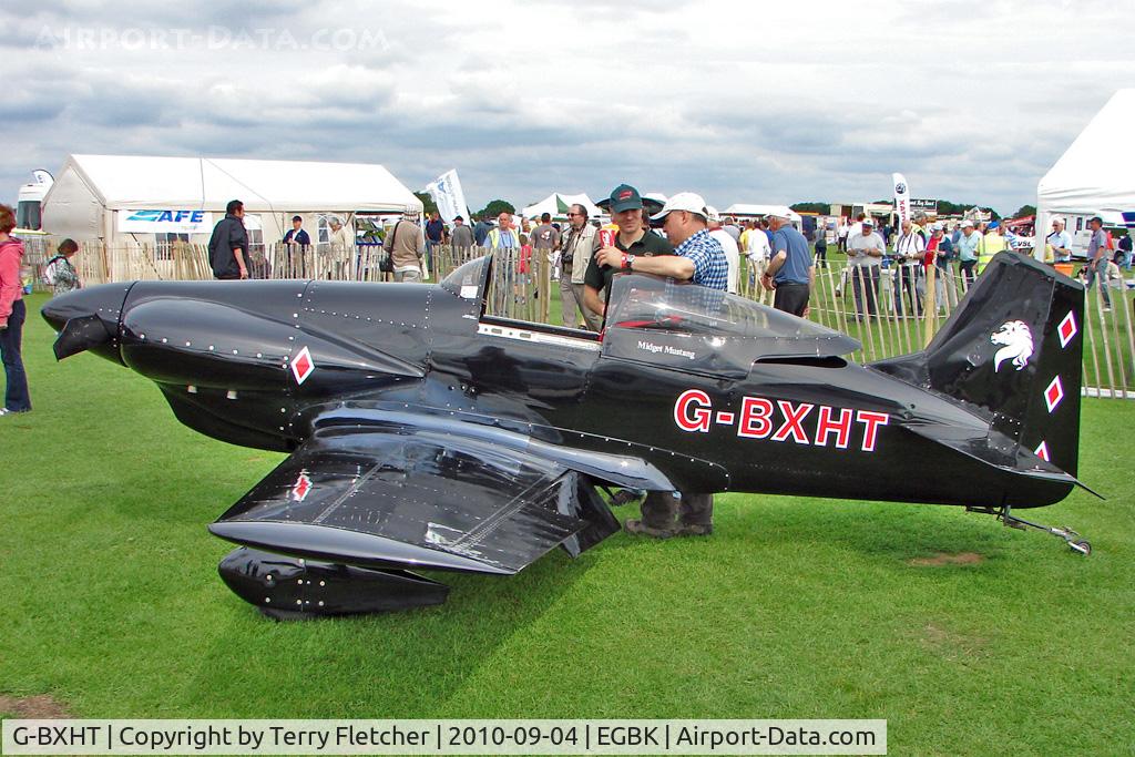G-BXHT, 2005 Mustang Aeronautics Midget Mustang MM-1 C/N PFA 168-13077, 2005 Chapman Pp MIDGET MUSTANG, c/n: PFA 168-13077 at 2010 LAA National Rally