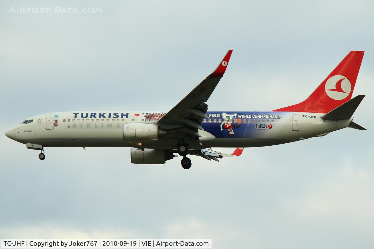 TC-JHF, 2008 Boeing 737-8F2 C/N 35745, Turkish Airlines