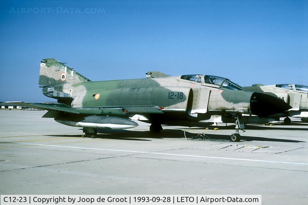 C12-23, 1964 McDonnell F-4C Phantom II C/N 1270, stored at the flightline of Torrejon