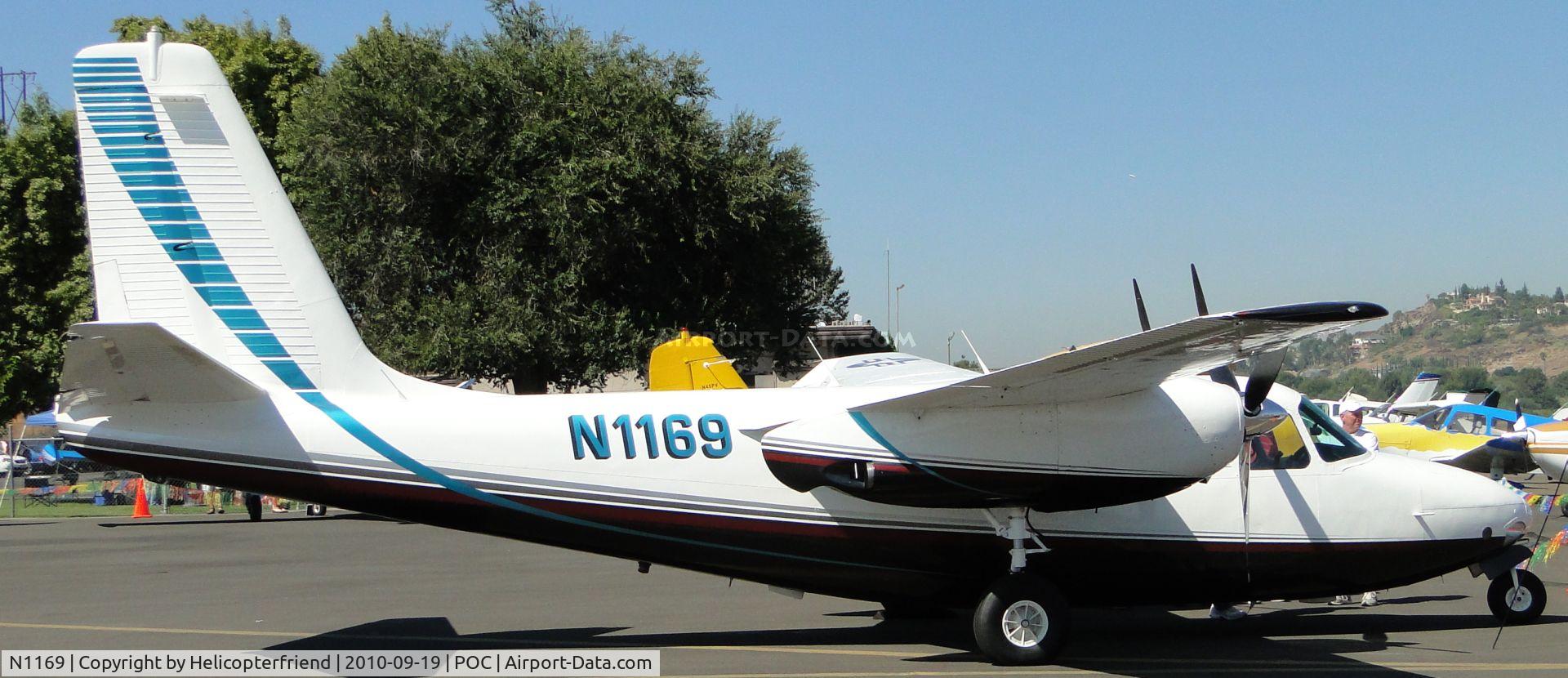 N1169, 1956 Aero Commander 560-A C/N 390, Parked for display