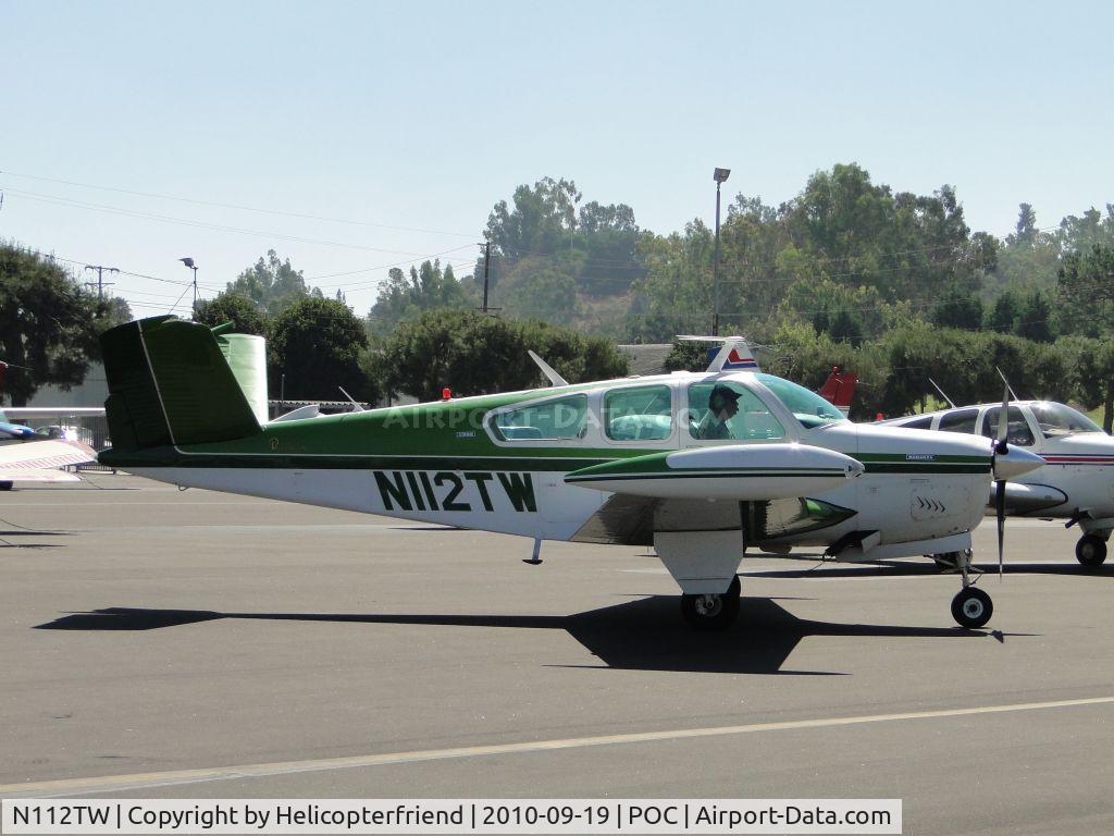 N112TW, 1973 Beech V35B Bonanza C/N D-9523, Waiting to taxi into the display area