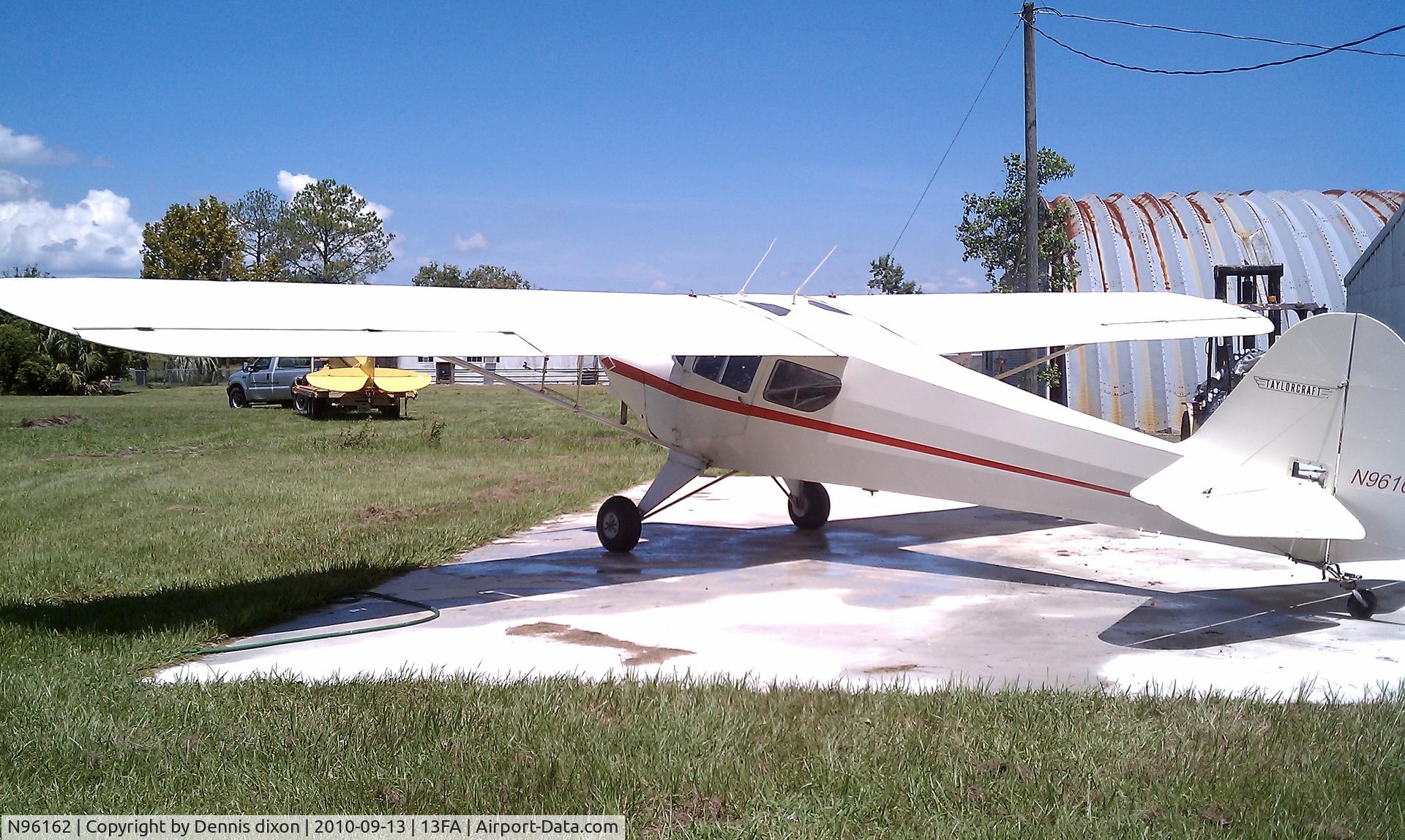 N96162, 1946 Taylorcraft BC12-D C/N 8462, Hastings Airport Hasting, fl