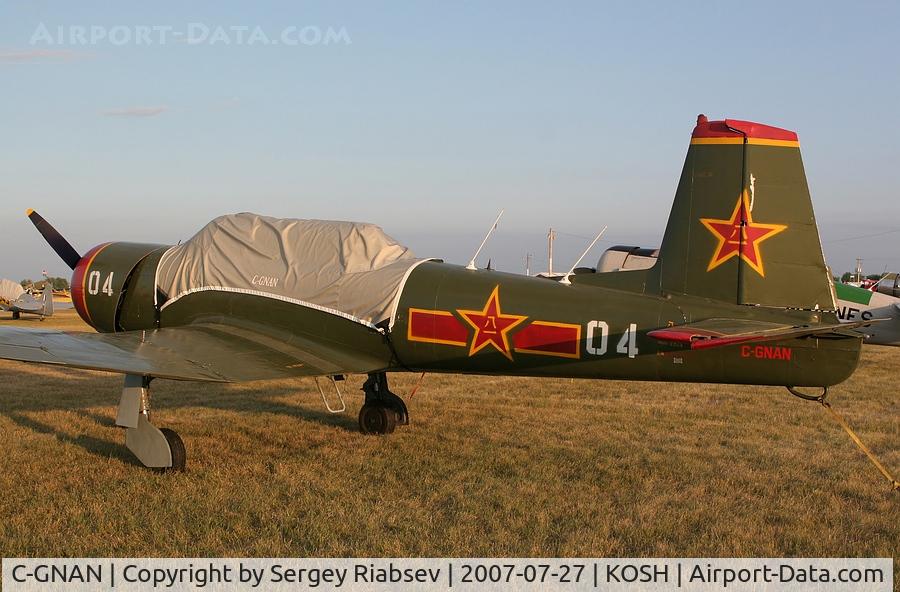 C-GNAN, 1983 Nanchang CJ-6A C/N 4032004, EAA AirVenture 2007