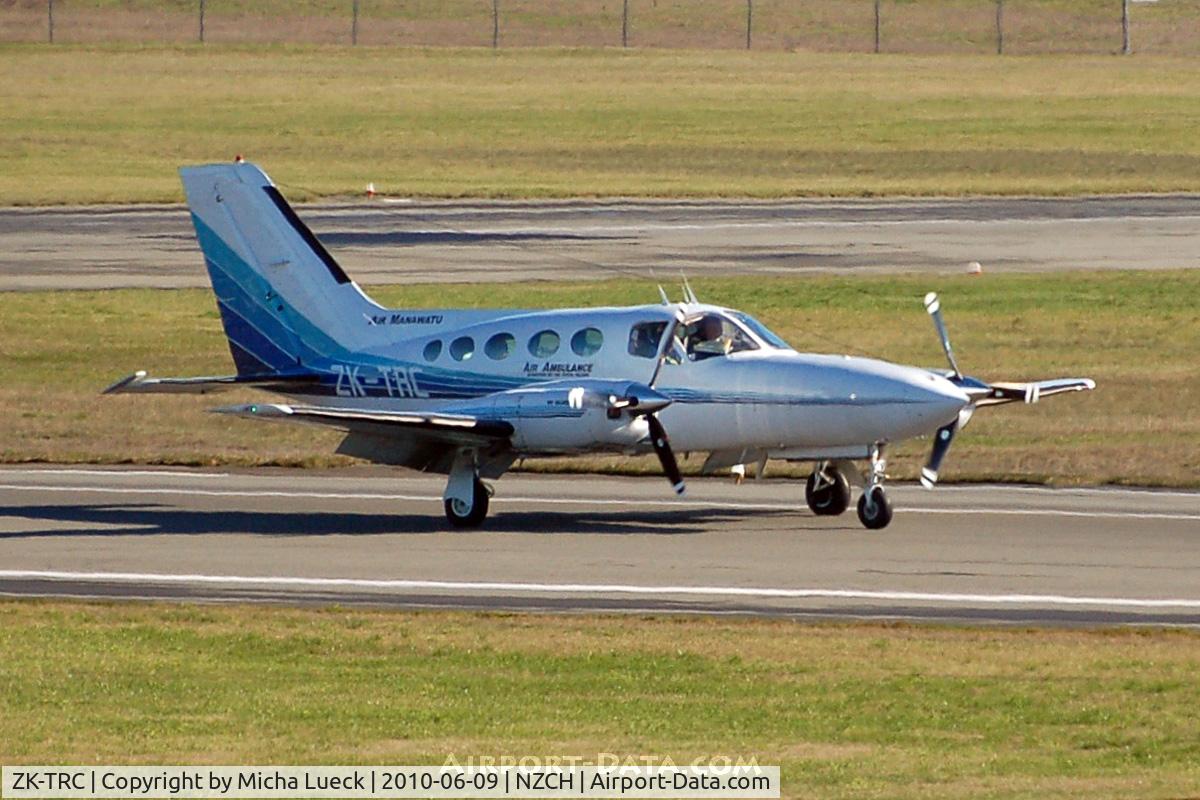 ZK-TRC, Cessna 421C Golden Eagle C/N 421C0688, At Christchurch