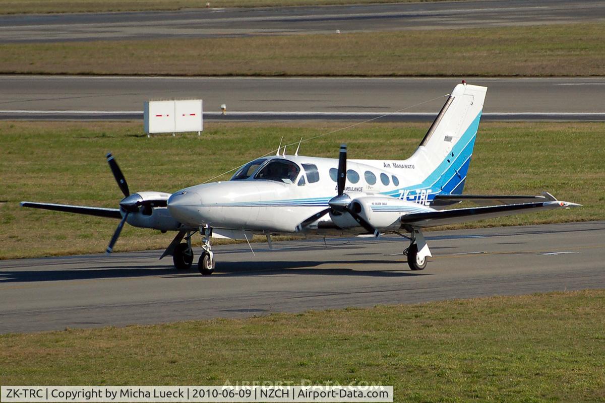 ZK-TRC, Cessna 421C Golden Eagle C/N 421C0688, At Christchurch