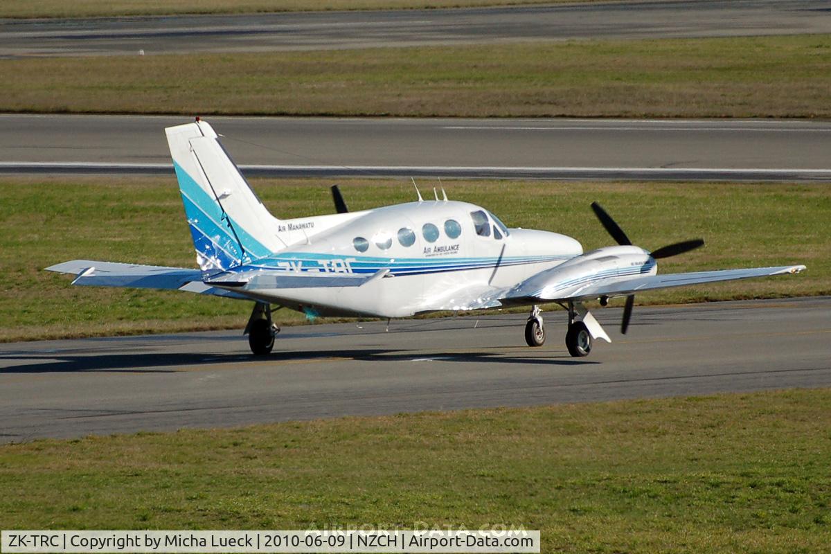 ZK-TRC, Cessna 421C Golden Eagle C/N 421C0688, At Christchurch