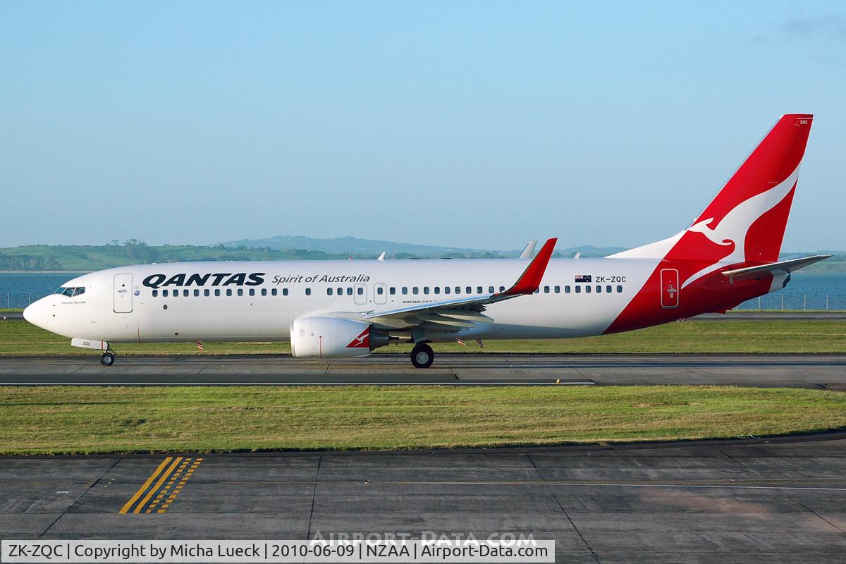 ZK-ZQC, 2009 Boeing 737-838 C/N 34202, At Auckland
