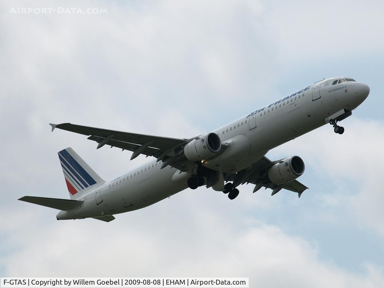 F-GTAS, 2008 Airbus A321-212 C/N 3419, Take off of the  