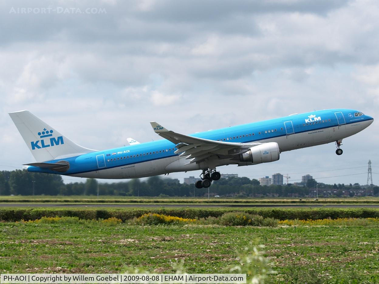 PH-AOI, 2007 Airbus A330-203 C/N 819, Take off of the  
