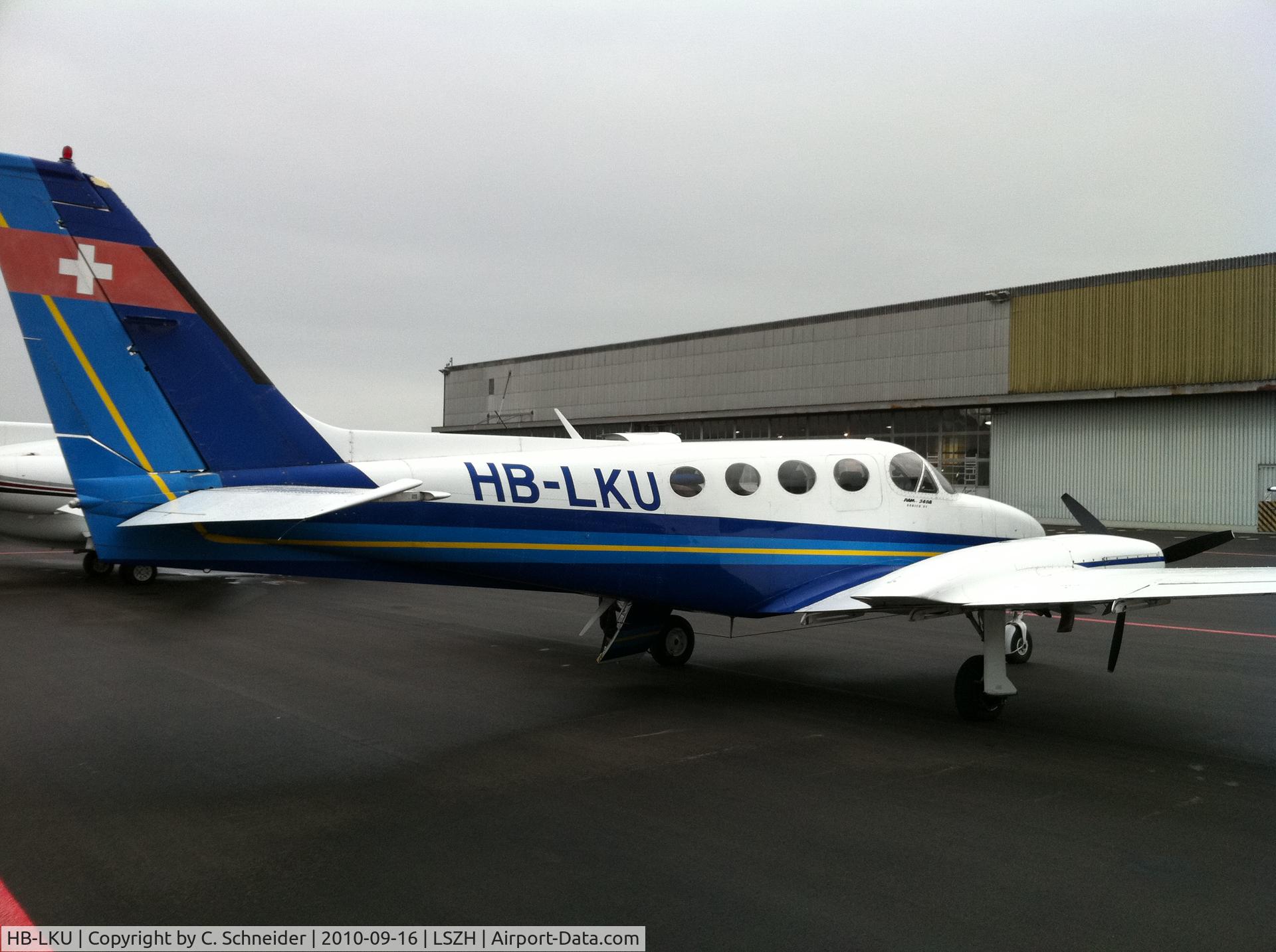 HB-LKU, 1978 Cessna 340A C/N 340A0493, LSZH
