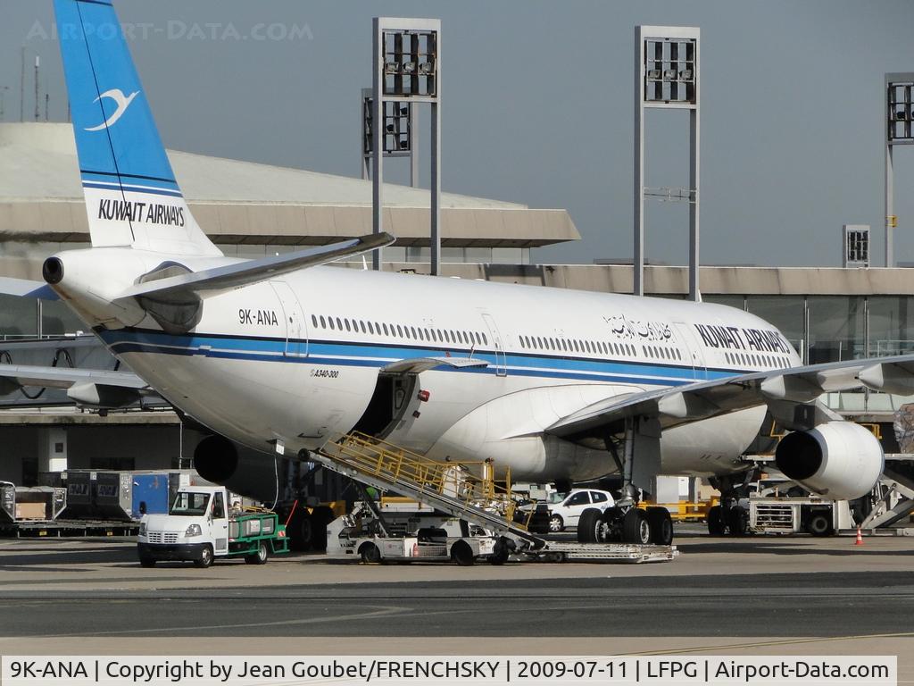 9K-ANA, 1995 Airbus A340-313 C/N 089, au T1