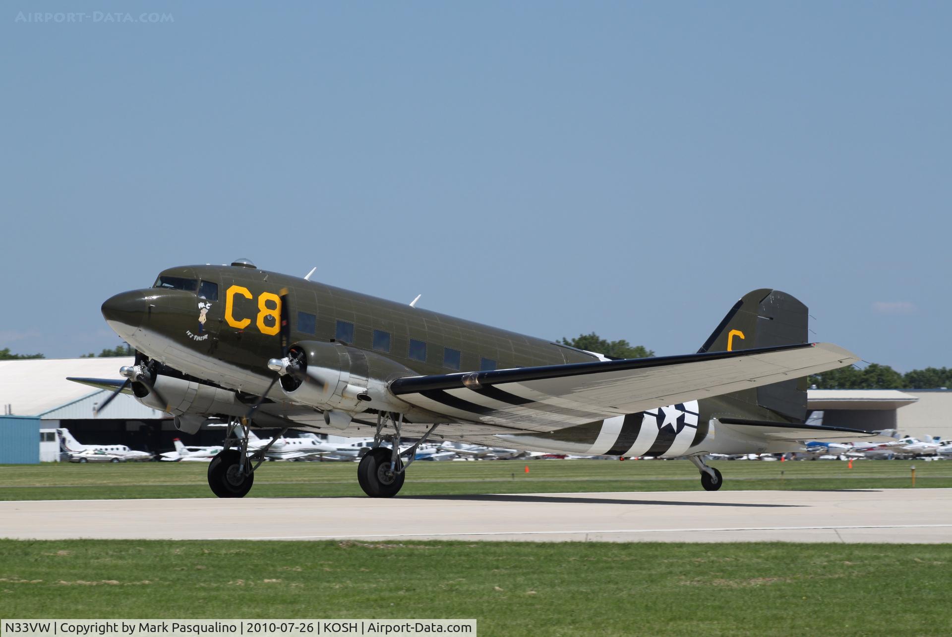 N33VW, 1943 Douglas DC3C-S1C3G (C-47A) C/N 20401, Douglas DC-3C