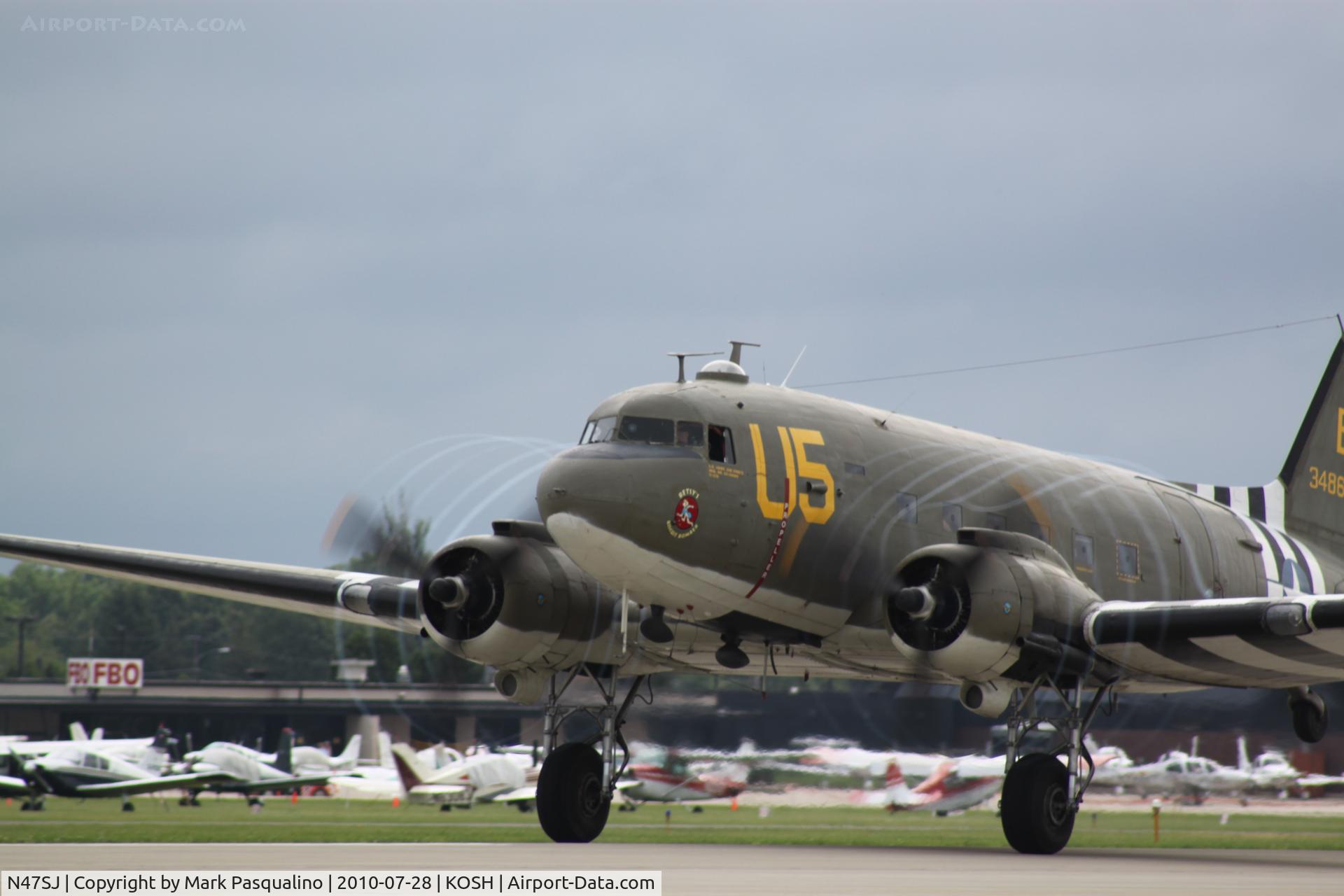N47SJ, 1943 Douglas DC3C-R (C-47B-5-DK) C/N 14423, Douglas DC3C-R