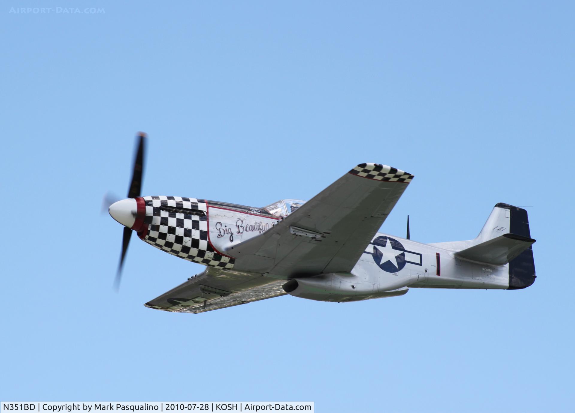 N351BD, 1944 North American F-51D Mustang C/N 44-85634, North American P-51D