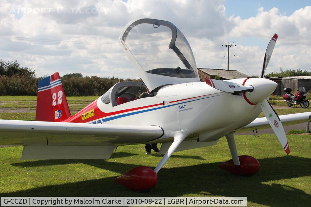 G-CCZD, 2004 Vans RV-7 C/N PFA 323-14087, Vand RV-7 at Breighton's Summer Madness & All Comers Fly-In in August 2010.