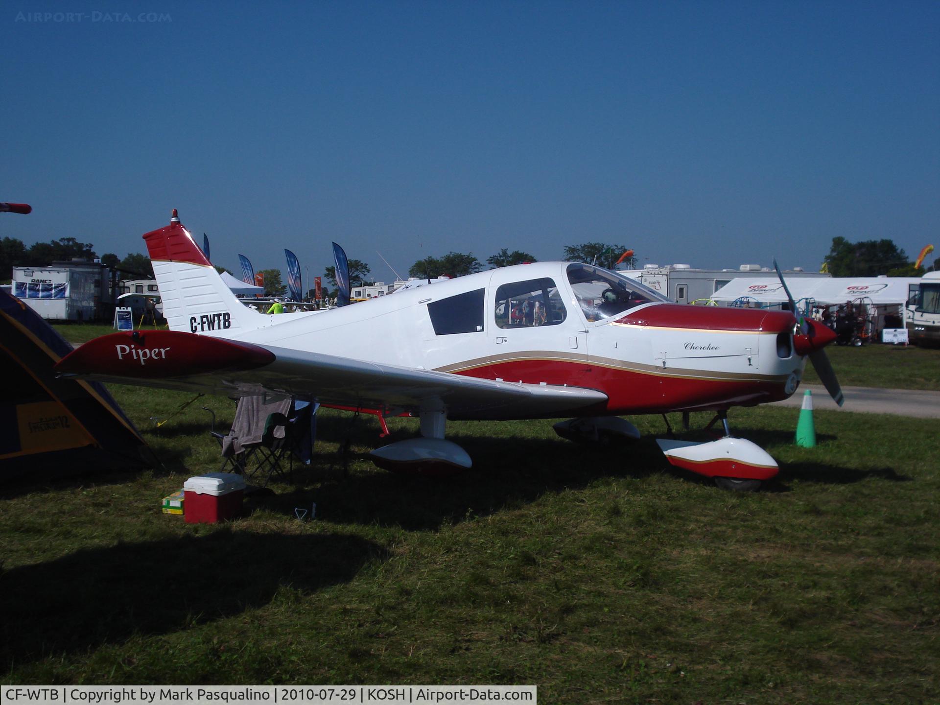 CF-WTB, 1968 Piper PA-28-140 Cherokee C/N 28-24259, Piper PA-28-140