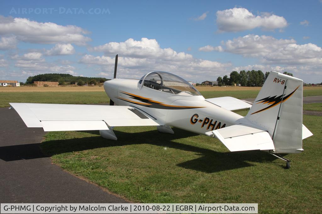 G-PHMG, 2007 Vans RV-8 C/N PFA 303-13639, Vans RV-8 at Breighton's Summer Madness & All Comers Fly-In in August 2010.