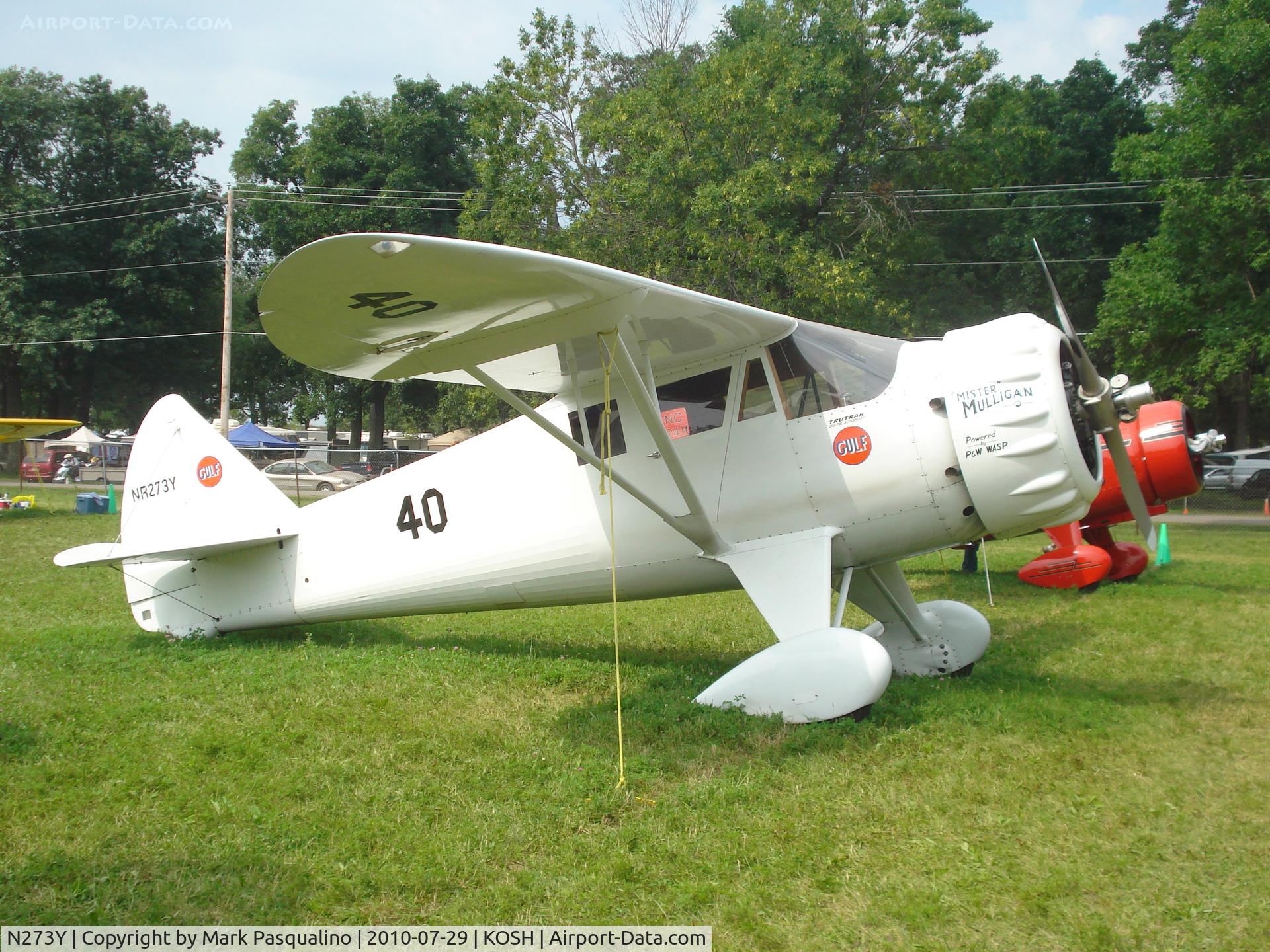 N273Y, 1985 Howard Aircraft DGA-6 Replica C/N JRY-02, Replica Howard DGA-6