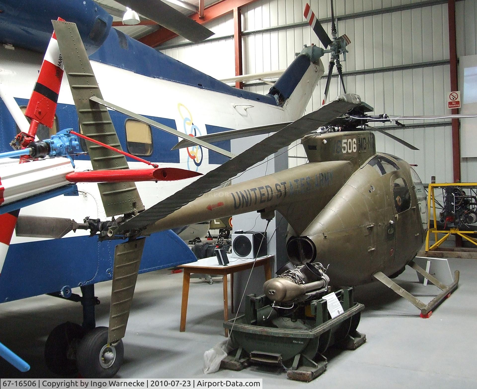 67-16506, 1963 Hughes OH-6A Cayuse C/N 0891, Hughes YOH-6A Cayuse at the Helicopter Museum, Weston-super-Mare