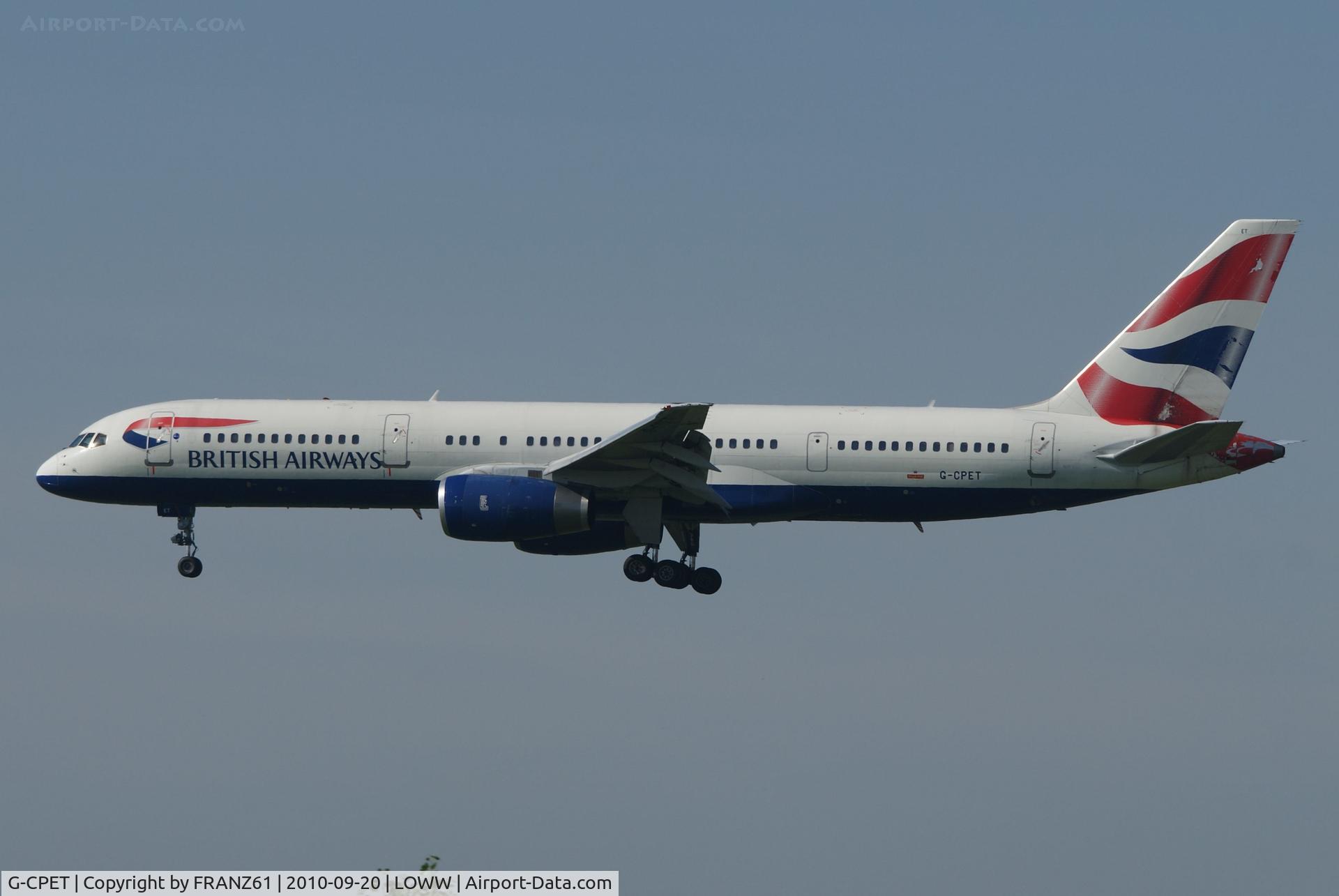 G-CPET, 1998 Boeing 757-236 C/N 29115, British Airways