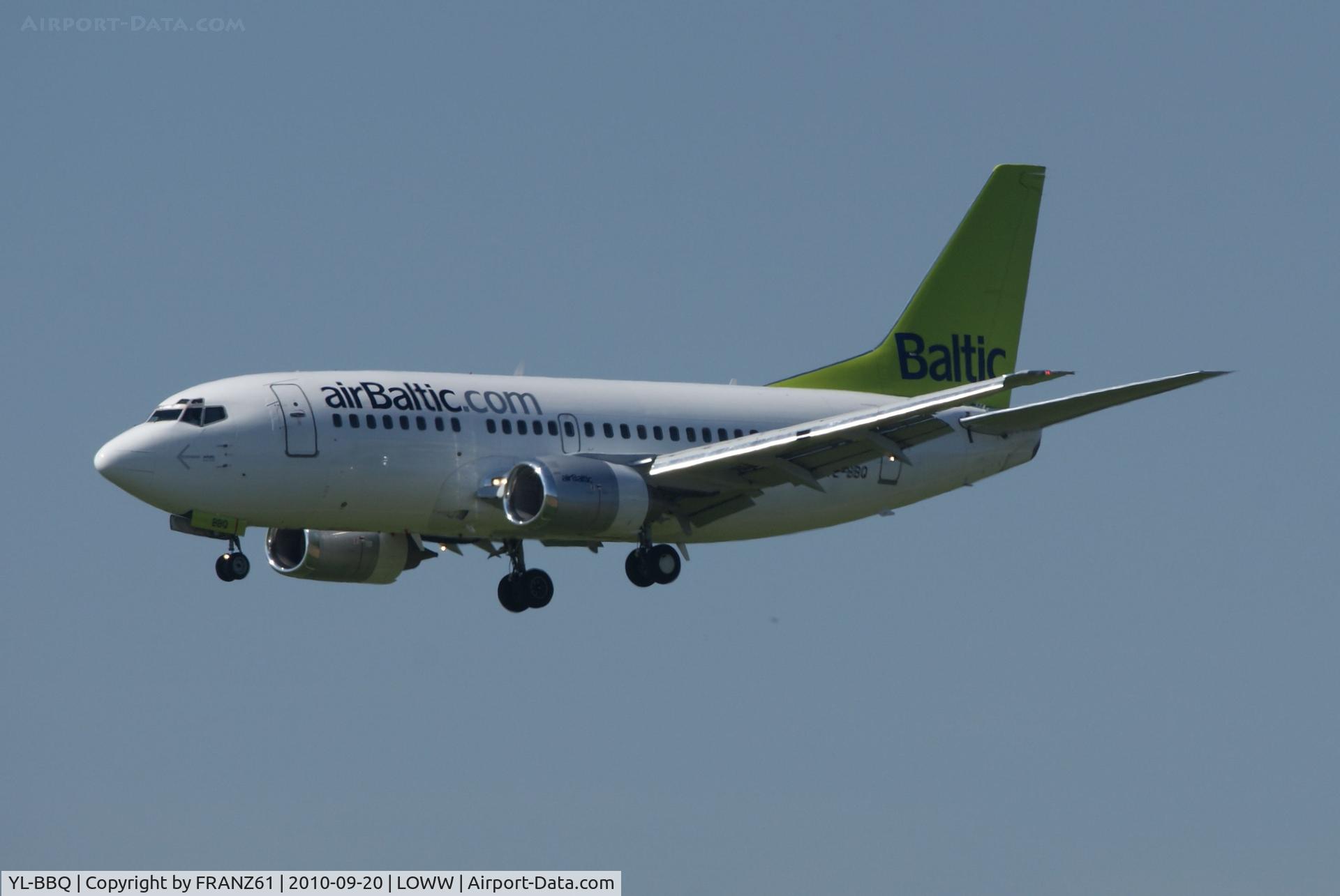 YL-BBQ, 1992 Boeing 737-522 C/N 26691, Air Baltic