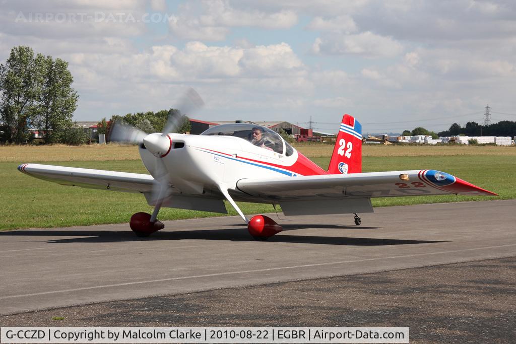 G-CCZD, 2004 Vans RV-7 C/N PFA 323-14087, Vans RV-7 at Breighton's Summer Madness & All Comers Fly-In in August 2010.