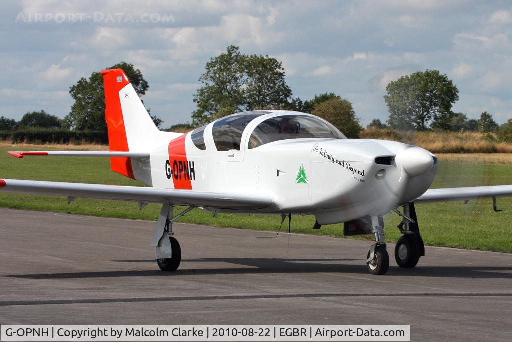 G-OPNH, 1999 Stoddard-Hamilton Glasair Super II RG C/N PFA 149-13011, Stoddard-Hamilton Glasair IIRG-S at Breighton Airfield's Summer Madness All Comers Fly-In in August 2010.