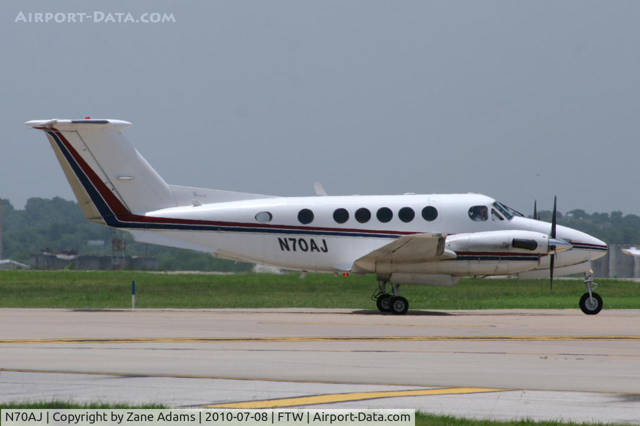 N70AJ, 1977 Beech 200 Super King Air C/N BB-206, At Meacham Field - Fort Worth, TX