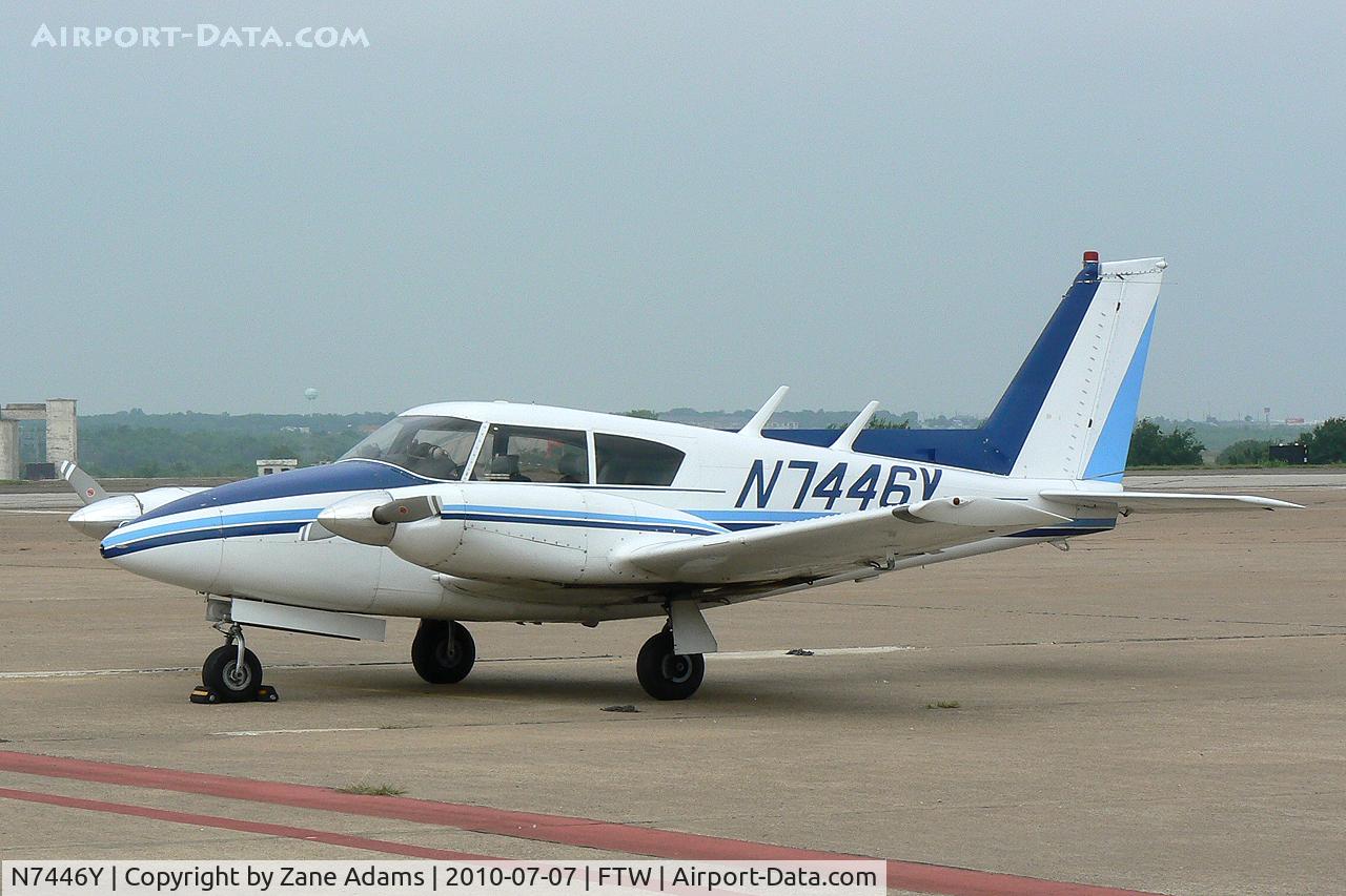 N7446Y, 1964 Piper PA-30 Twin Comanche C/N 30-510, At Meacham Field - Fort Worth, TX