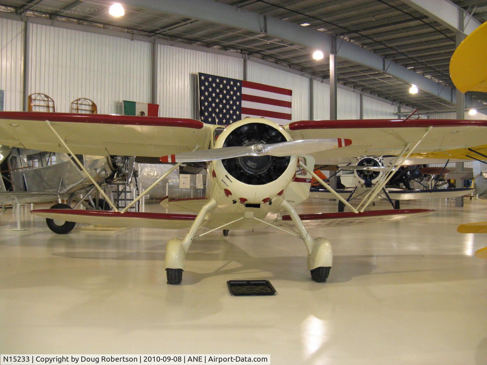N15233, 1935 Waco CUC-1 C/N 4318, 1935 Waco CUC-1 'Wind Harp,' Wright R-760-E1 285 Hp, at Golden Wings Museum