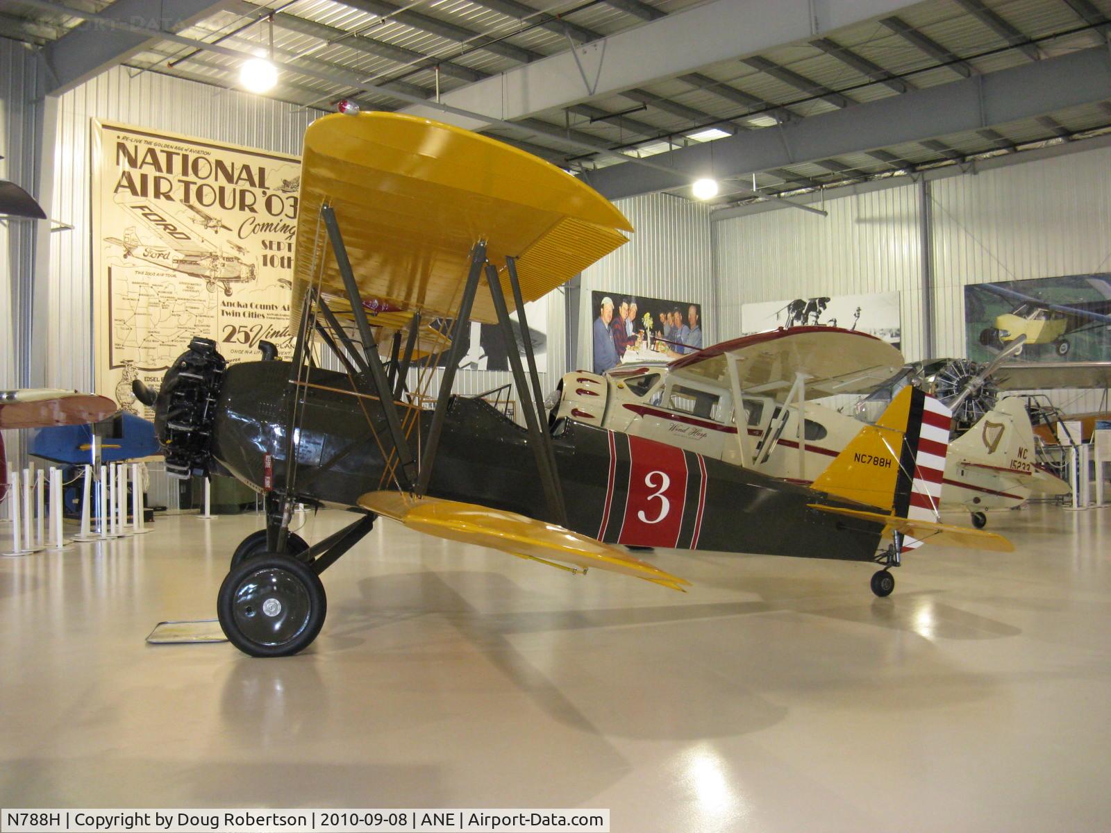 N788H, 1930 Stearman 6L Cloudboy C/N 6003, 1930 Stearman 6L CLOUDBOY, Lycoming R-680-4P-B4 225 Hp, at Golden Wings Museum. One of just 10 airframes built.