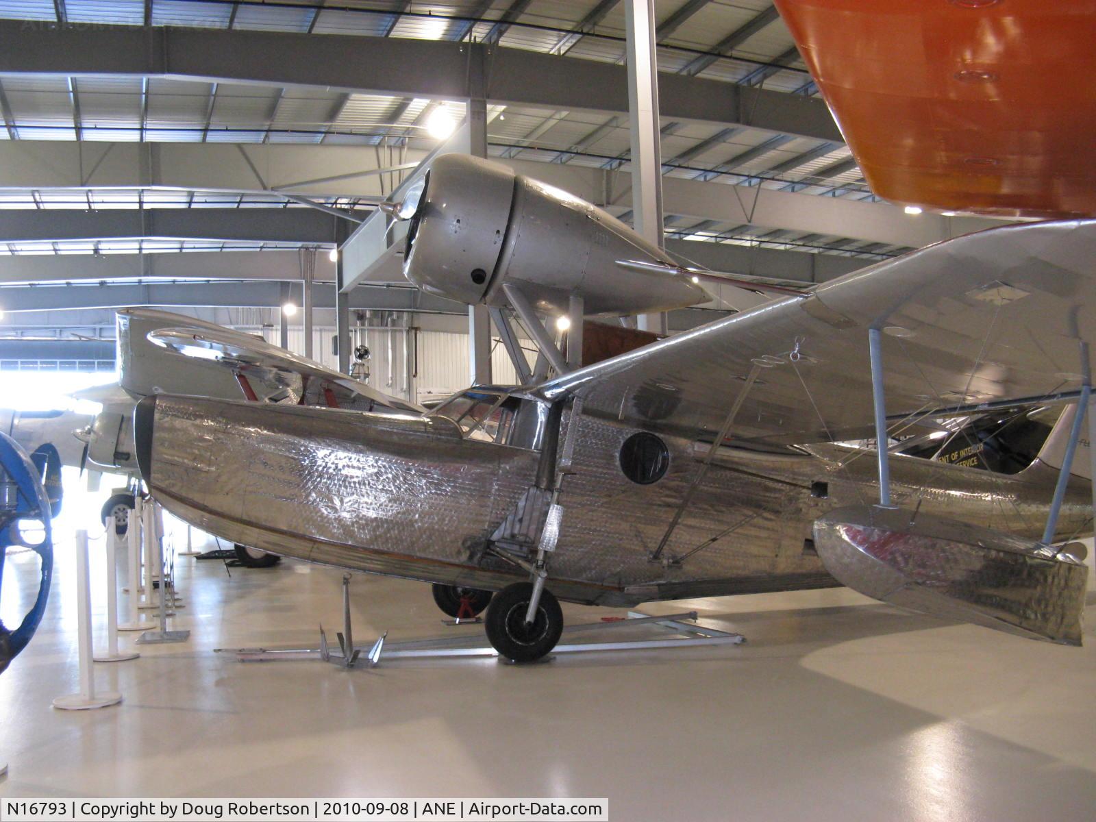N16793, 1936 Fleetwings F401 C/N 1, 1936 Fleetwings F-401 SEABIRD amphibian, Jacobs R755A 285 Hp, C/N 1 of 5 F-401s built plus one F-5 (all are still flying), Experimental class, at Golden Wings Museum