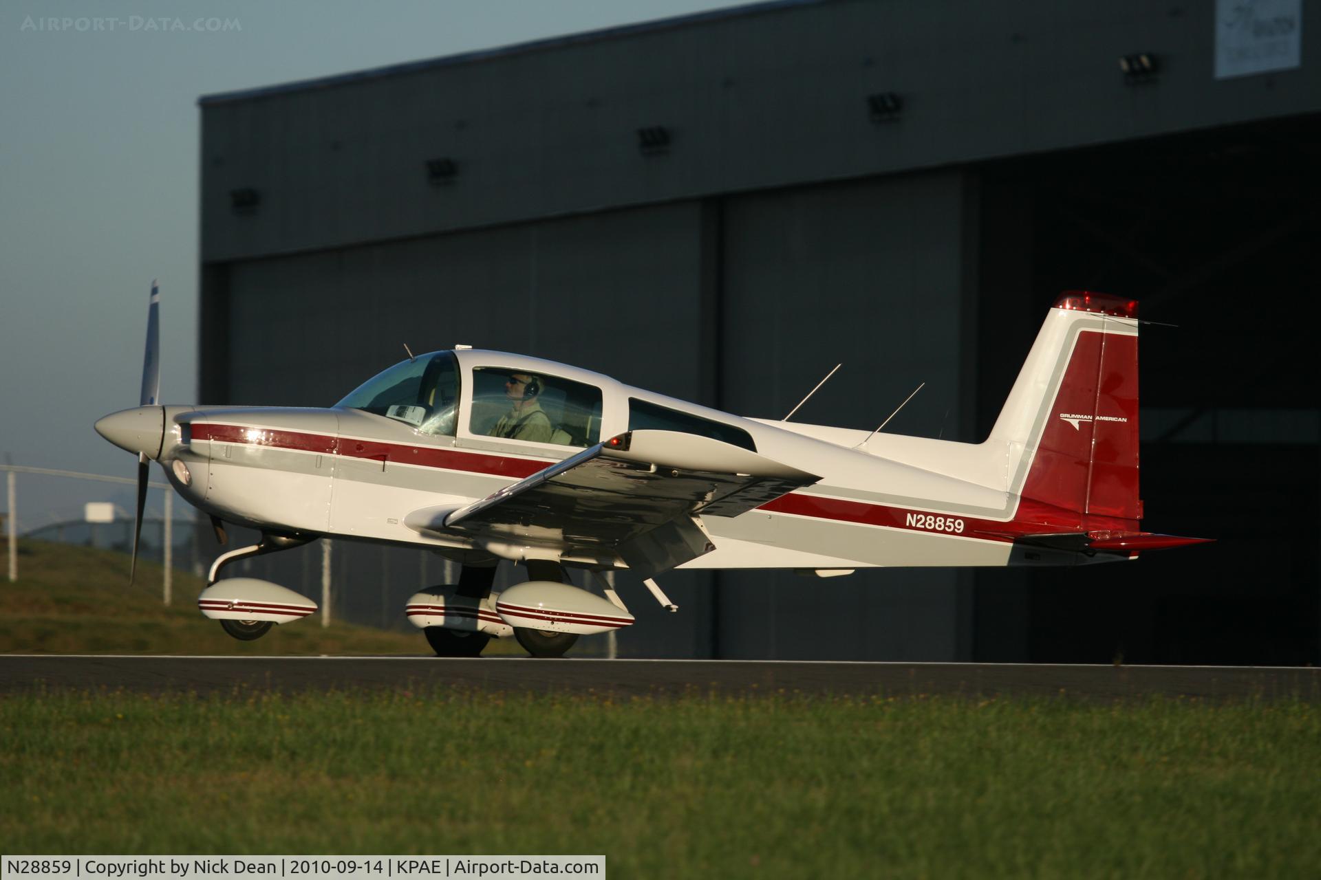 N28859, 1978 Grumman American AA-5B Tiger C/N AA5B0866, KPAE