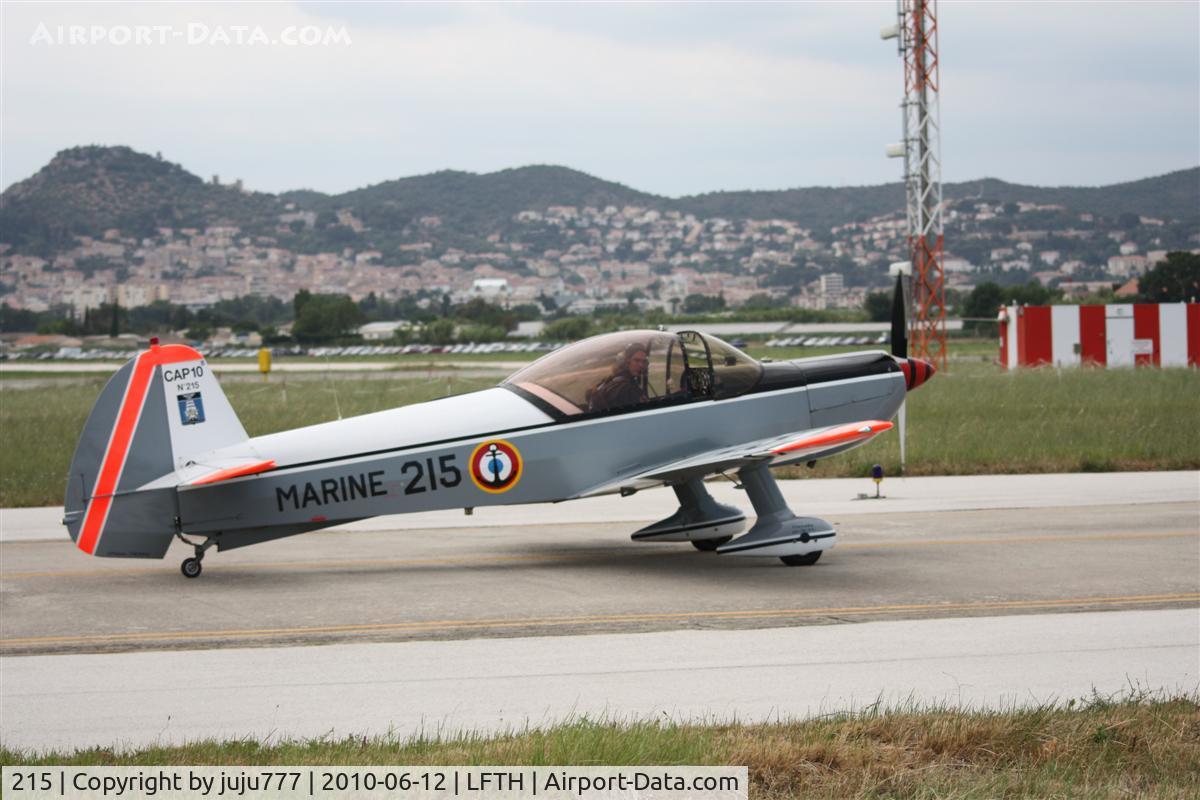 215, Mudry CAP-10B C/N 215, on display at Hyére