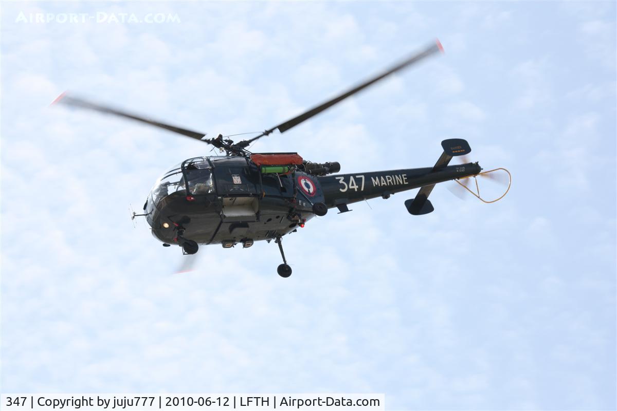 347, Sud Aviation SA-319B Alouette III C/N 2347, on display at Hyére